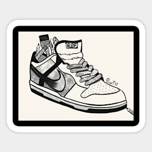 Art Nike Sneakers Sticker